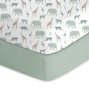 Safari Signature Muslin Cotton Crib Sheet Fitted