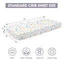 Sea World Secure Fit Microfiber Crib Fitted Sheet