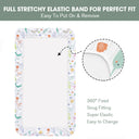 Sea World Secure Fit Microfiber Crib Fitted Sheet