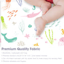 Sea World Secure Fit Microfiber Crib Fitted Sheet