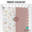 Wetland Birds Durable Microfiber Crib Sheet
