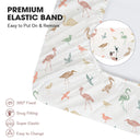 Wetland Birds Durable Microfiber Crib Sheet