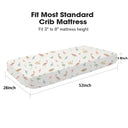 Wetland Birds Durable Microfiber Crib Sheet
