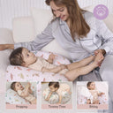 Wetland Birds Natural Muslin Breastfeeding Pillowcase