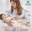 Wetland Birds Natural Muslin Breastfeeding Pillowcase