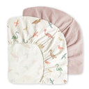 Wetland Birds Natural Comfort Muslin Crib Sheet