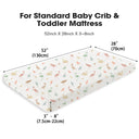 Wetland Birds Natural Comfort Muslin Crib Sheet