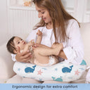 Whale Oversized Nursing Pillow