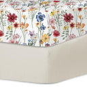 Wild Flower Breathable Baby Sheet in Microfiber