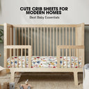 Wild Flower Breathable Baby Sheet in Microfiber