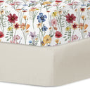 Wild Flower Breathable Mini Crib Sheets