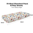 Wild Flower Breathable Mini Crib Sheets