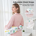 Woodland Animals All-in-One Nursing Pillow with Arm Pillow and Secure Waist Strap