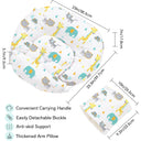 Woodland Animals All-in-One Nursing Pillow with Arm Pillow and Secure Waist Strap