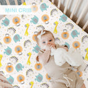 Woodland Animals Breathable Playard Sheet