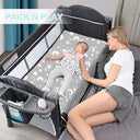 Woodland Animals Breathable Playard Sheet