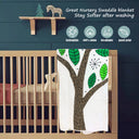 Tree Baby Milestone Memory Muslin Blanket