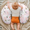 Pink Floral Supportive Microfiber Nursing Pillow