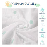 Baby Monthly Milestone Muslin Blanket (Hello World)