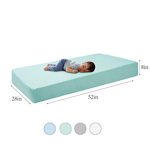 Jersey Stretchy Cotton Crib Sheet 1 Pack (Aqua)