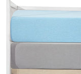 Jersey Stretchy Cotton Crib Sheet 2 Pack (Blue&Grey)