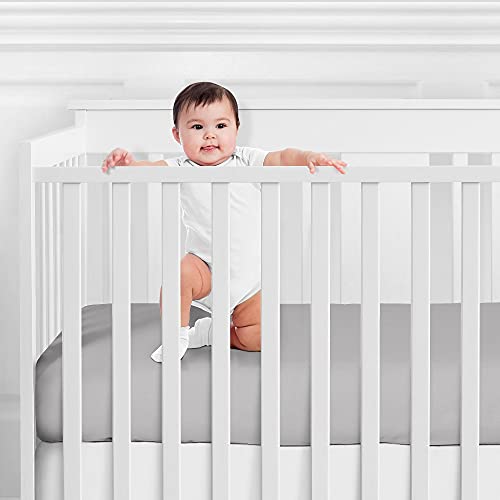 Jersey Stretchy Crib Sheet 1 Pack (Grey)