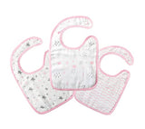 Baby Bibs Muslin Bibs (Pink)