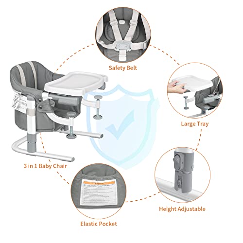 3 in 1 Baby Booster High Chair