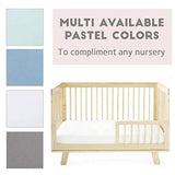 Jersey Stretchy Cotton Crib Sheet 2 Pack (Aqua&Grey)