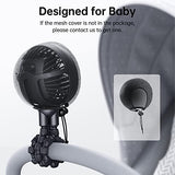 Stroller Fan with Flexible Tripod Clip on