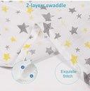 Yellow Natural Muslin Baby Swaddle Blanket
