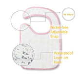 Baby Bibs Muslin Bibs (Pink)