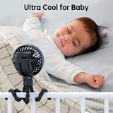 Stroller Fan with Flexible Tripod Clip on