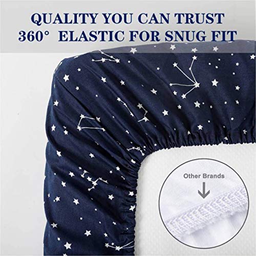 Changing Pad Cover 2 Pack Set (Navy and Grey)