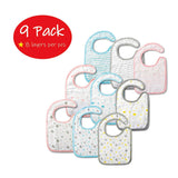 Baby Bibs Muslin Bibs (9 Packs)