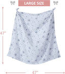 Stars Gentle Baby Muslin Swaddle Wrap