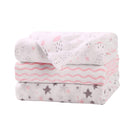 Pink Breathable Muslin Swaddle Blanket