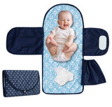 Soft & Waterproof Portable Diaper Changing Pad(Navy)