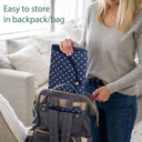 Soft & Waterproof Portable Diaper Changing Pad(Navy)