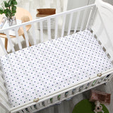 Crib Sets for Boys, 3 Piece Baby Boy Nursery Bedding Set Green Plaid