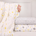 Yellow Natural Muslin Baby Swaddle Blanket