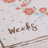 Baby Monthly Milestone Muslin Blanket (Florals)