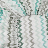 Microfiber Crib Fitted Sheets (Llama & Chevron, 2 Pack)