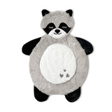 Plush Newborn Tummy Time Play Mat (Grey Raccoon)