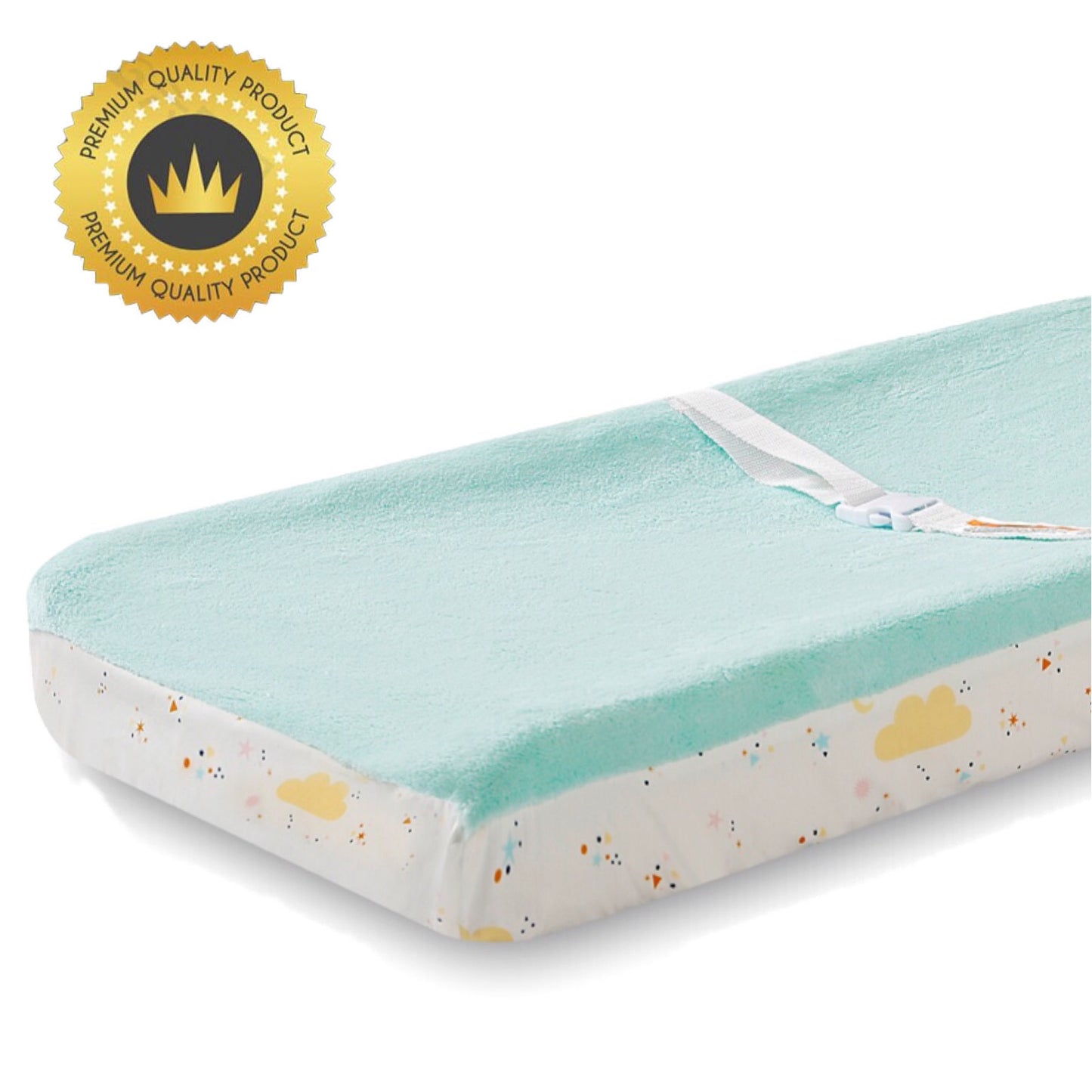 Plush Changing Pad Cover(Aqua)