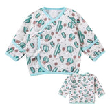 Baby Muslin Cotton Kimono Tee (Floral)