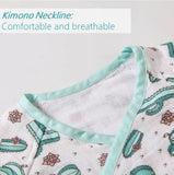 Baby Muslin Cotton Kimono Tee (Cactus)