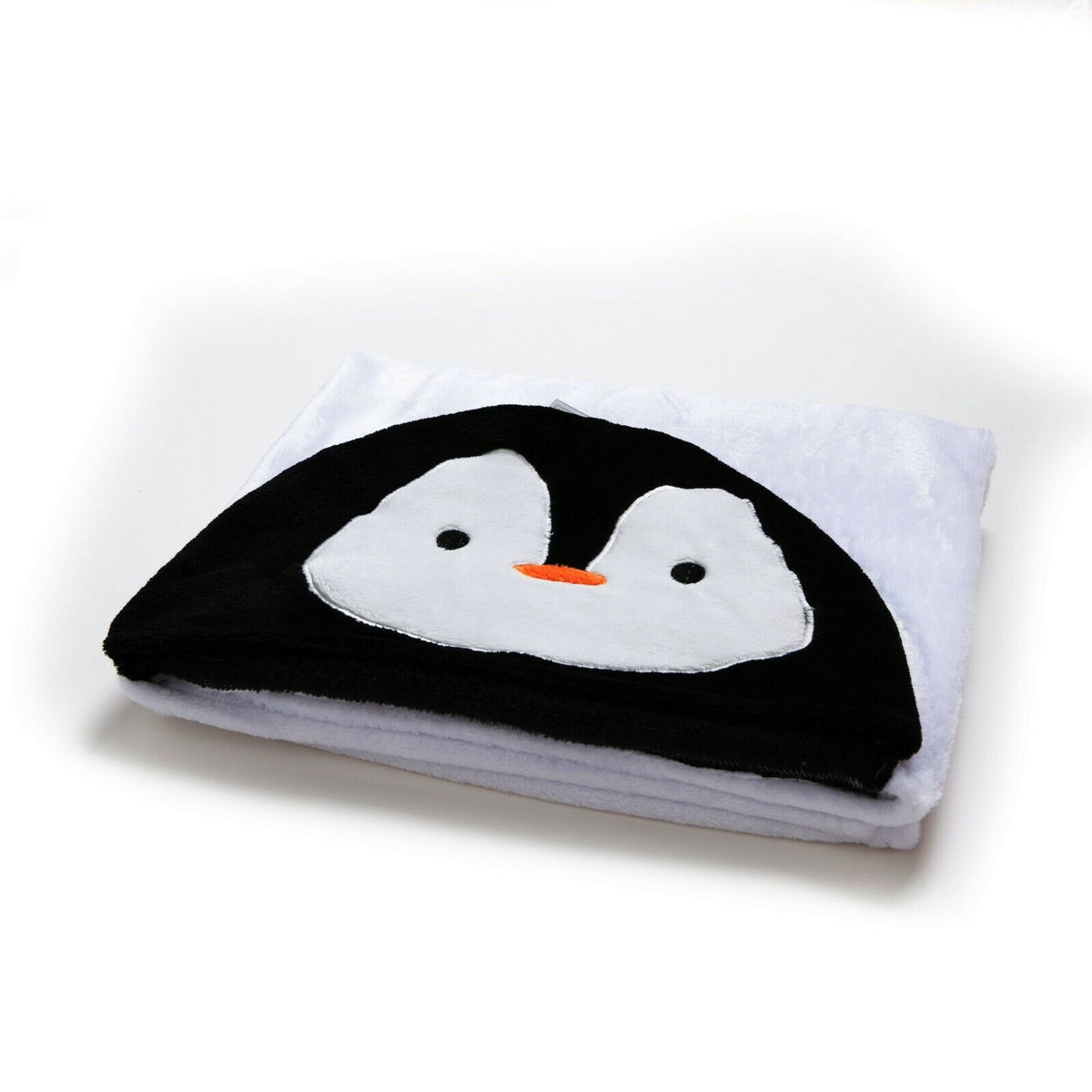 Baby Hooded Blanket for Toddlers (Penguin)